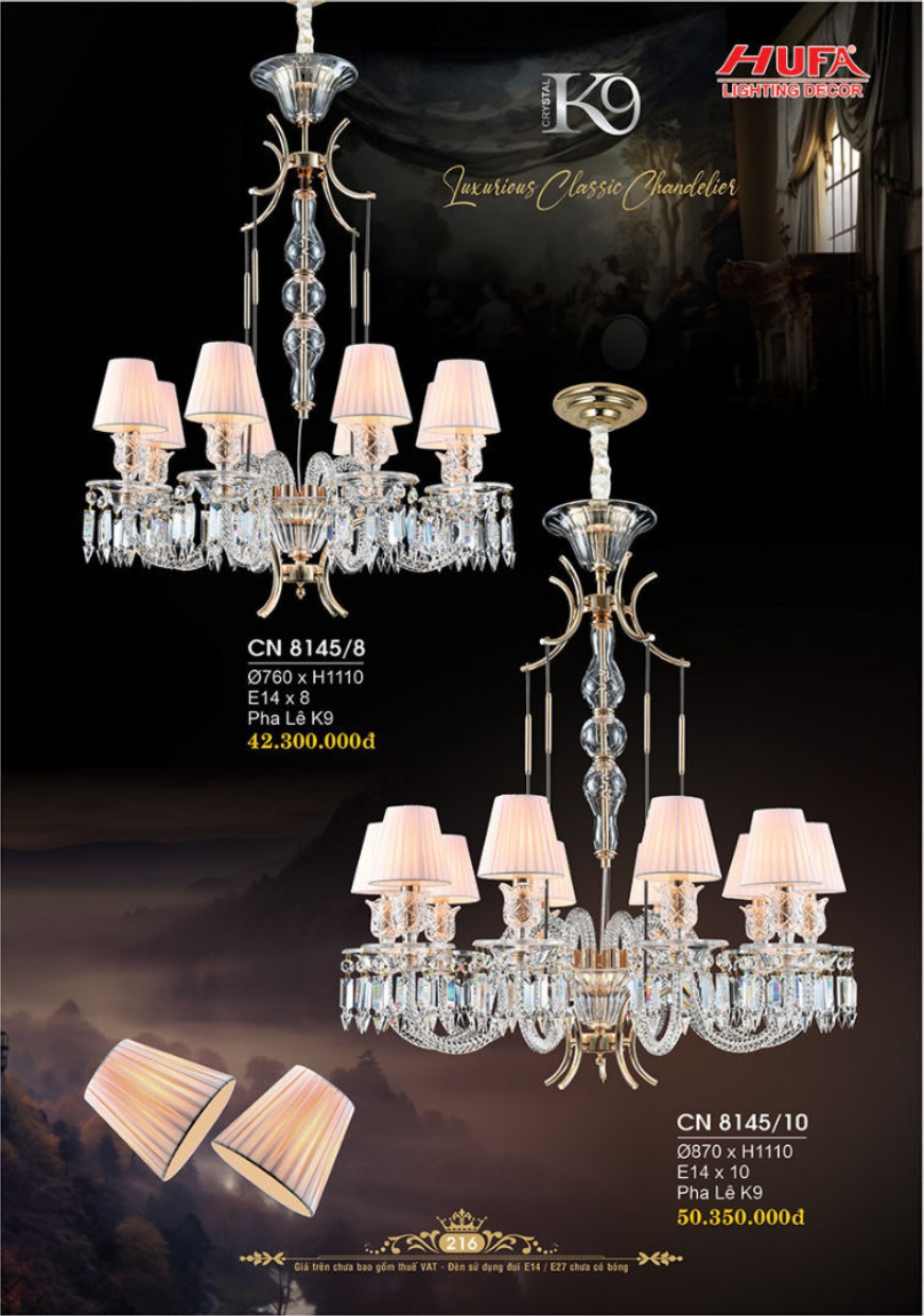 Bảng giá đèn trang trí HUFA